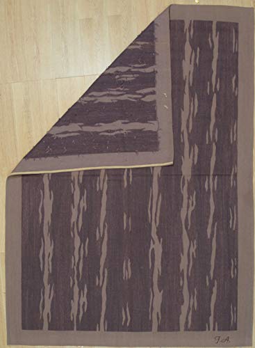 Eorc Area, 6' X 8', Handwoven, Wool, Contemporary Rugs,Modernrugs, Purple #TOP2