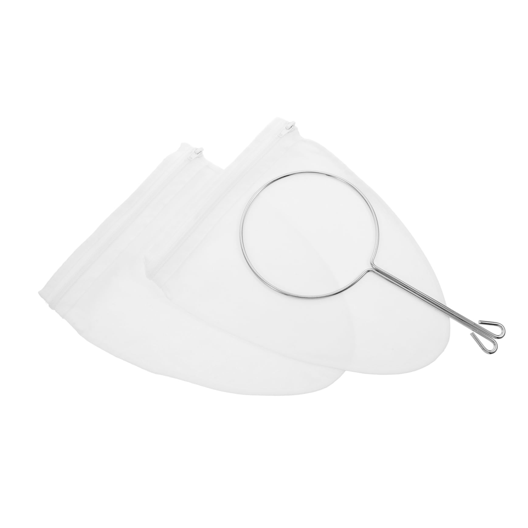 Lot De 3 Filtres à Thé Thaïlandais En Mousseline Coton Avec Poignée – Passoires Réutilisables Pour Lait De Noix, Café, Jus Et Miel