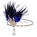 choyaxo Flapper Headband Roaring 20s Headpiece Great Gatsby Headpiece for Women