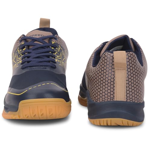 Liberty Freedom Black & Navy Blue Badminton Shoes - Image 6