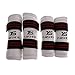 Luzhengyang High Density Foam Shin and Forearm Guards Set for Boxing Karate MMA - Absorbing Technology, Unrestricted Mobility Sizes - White, XL
