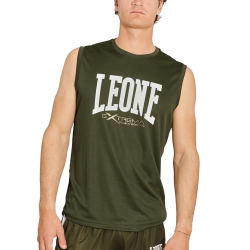 LEONE 1947 Logo sans Manches Mixte de la salle de boxe au streetwear quotidien