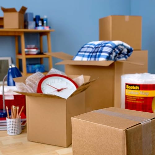 Scotch Verpackungsklebeband Extra Stark im Handabroller, transparent, 48 mm x 20 m, 1 Rolle - gut zum Verschließen von Paketen und Kartons