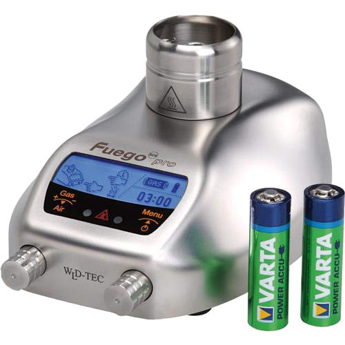 8.204.000 Fuego SCS Battery Operated Safety Enhanced Laboratory Gas Burner with Touch Free IR-Sensor and Button Function, 100-240V