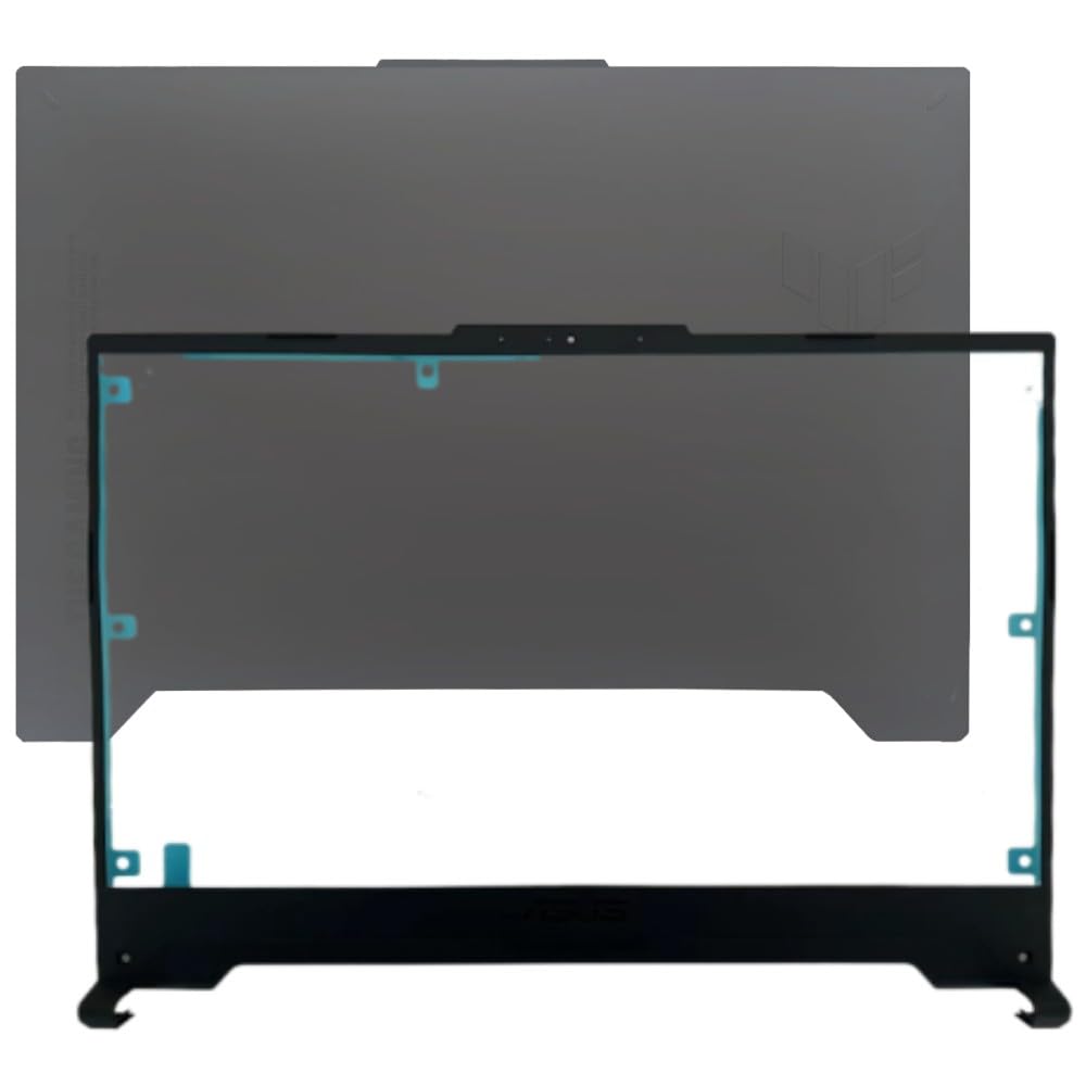 New Compatible Replacemen for ASUS TUF Gaming F15 A15(2023) FA507XI FA507NV FX507VV FX507VU FX507ZV FX507ZU(2.LCD Rear Back Top Cover Case and LCD Front Bezel Cover)