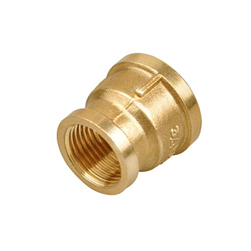 Joywayus Brass Reducing Coupling Pipe Fittings 1/2