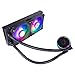 Cooler Master MasterLiquid PL240 FLUX Close-Loop AIO CPU Liquid Cooler, Gen2 ARGB Dual Loop Pump, 240mm Radiator, PL-Flux 120 PWM Fans, AMD Ryzen AM5/AM4, Intel LGA1700/1200 (MLY-D24M-A23PZ-R1)