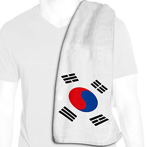 ExpressItBest Microfiber Cooling Towel - 12in x 36in - Flag of South Korea (Korean) - South Korea Flag