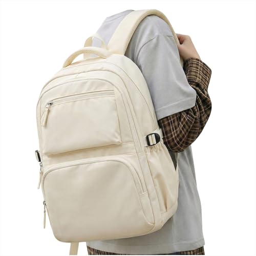 sikazan Mochila Escolar Grande Juveniles, Mochila Para Instituto Adolescentes Chico Chica, Mochila Colegio Adolescente (Beis)