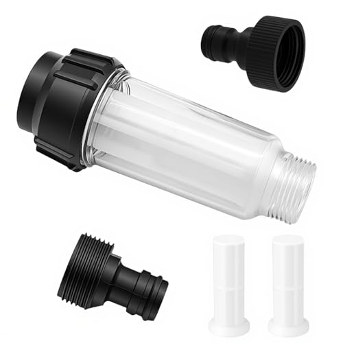 Image of STHIRA Water Inlet Filter Kit Pressure Washer Transparent Sediment Trap