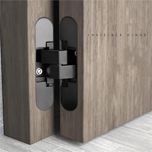 Charnière cachée B110 pour porte en bois 35-45mm invisible réglable 180°