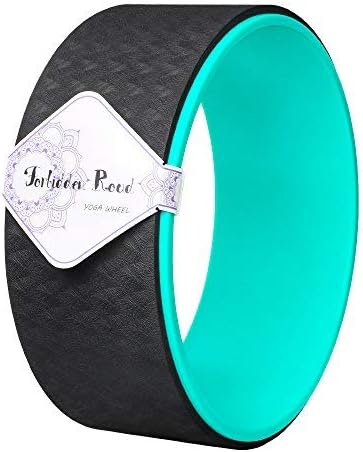 Forbidden Road Yoga Wheel Exercise Wheel Prop for Release Tight Chest and Shoulders Deepen Back Bend Stretching and Improving Yoga Poses and Flexibility Balance and Core Strength (Green)
