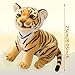 Imagen de KNBMCAV Juguete de Peluche de Tigre Realista 23 cm