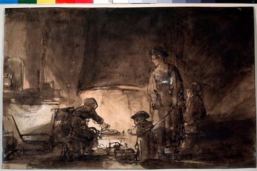 Peinture Murale de Rembrandt Toile Fine Impression Haute Qualité