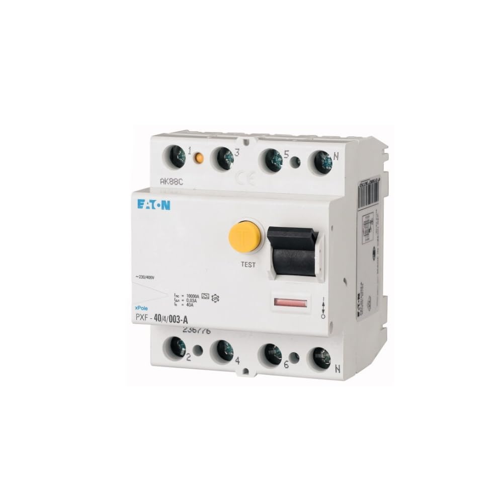 EATON-Set 2, 24x LS-Schalter B16A, 1x FI-Schalter 40/0,03A, 2x Phasenschiene, 6x Verdrahtungsbrücke