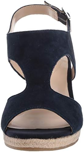 Bandolino Women's Natasha Espadrille Wedge Sandal, Navy, 8 | Image 1