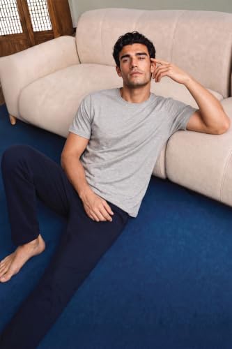 Image of Van Heusen Men's Crew Neck T-Shirt - Soft & Breathable Cotton | Regular Fit | Comfortable Everyday Casual Wear | Short Sleeves | Summer Favorite |Solid Colors | Style 60052|Available in Pack of 1 & 2