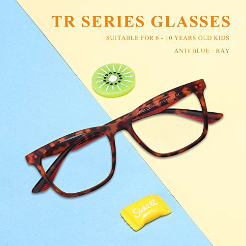 Image of SooGree Blue Light Glasses for Kids Blue Light Blocking Glasses for Teen Boys Girls,Computer Screen Gaming TV Phone
