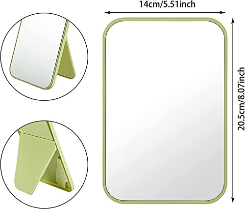 Image of Table Desk Vanity Makeup Mirror,8-Inch Portable Folding Mirror for Women(Blue,Pack of 1)