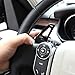 for Land rover Discovery Sport LR4 LR5 Evoque Vogue Velar for Jaguar XE XF F-Pace X761, Aluminum Alloy Steering Wheel Gear Shift Paddles (Black)