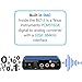 BluDento BLT-2 Hi-Fi Bluetooth 5.1 Audio Receiver,aptX HD,AAC,Audiophile TI DAC for RCA Output, Enhanced Working Range,Coaxial & Optical Outputs
