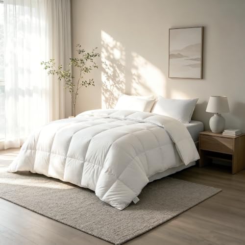 Hotel Collection Twin Size Duvet Insert Feathers Down Fiber Comforter