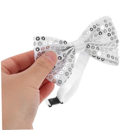 10Pcs Shiny Sequin Bow Ties for Adjustable Pre Tied Neck Bowties for Boys for Weddings Graduations and Stage Performances4