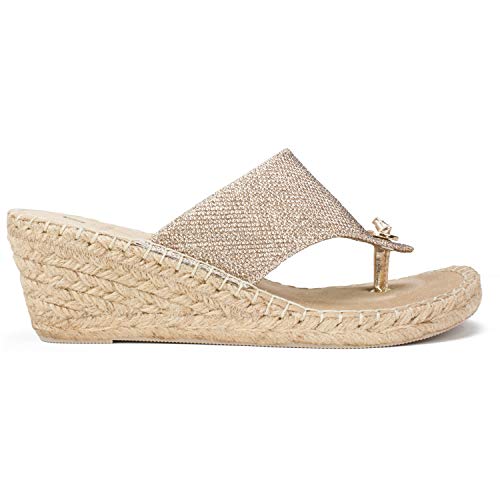 WHITE MOUNTAIN Women's Beachball Espadrille Wedge Sandal4