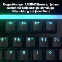 be quiet! Light Mount Silent Tactile DE ISO Gaming Tastatur, mit ARGB – Ansicht 6