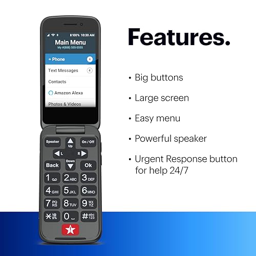 Lively 4053S Jitterbug Flip2 - Flip Cell Phone For Seniors thumb #1