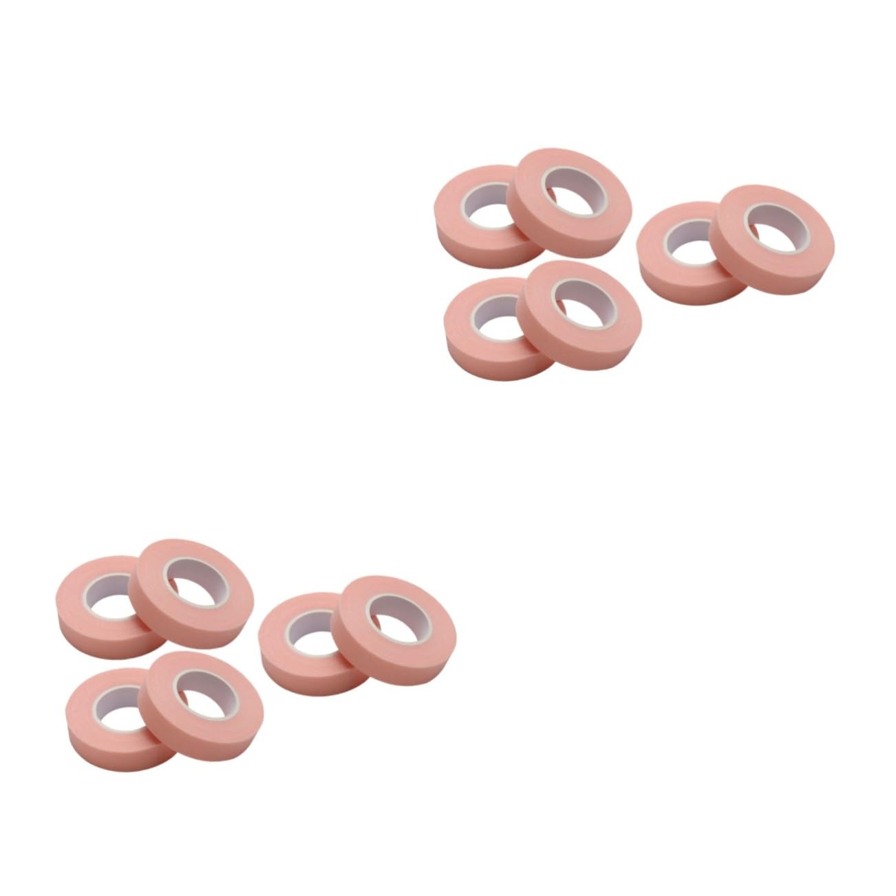 TOVINANNA 2sets Non-Woven Eyelash Grafting Tape Beauty Salon Strip for Lash Extensions Strong Adhesive Easy Application Perfect for Makeup Artists 6rolls*2