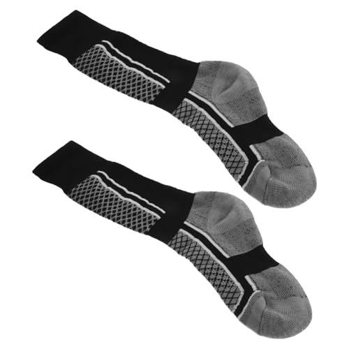 POPETPOP 1pair Calf Socks for Boys and Girls Thick Breathable Riding Socks Cushioned Towel Bottom for Horse Riding Cycling and Sports Activities