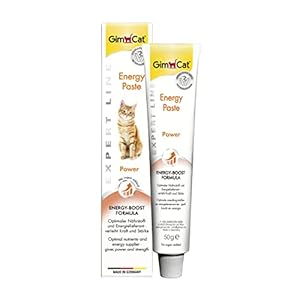 GimCat EXPERT LINE Energy Paste – Funktionaler Katzensnack als optimaler Nährstoff- und Energielieferant – 1 Tube (1 x 50 g)