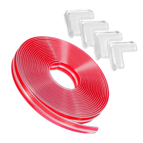 Angoily Protector de Esquinas Transparente para Mesa Esquinas Suaves Protectores de Bordes para Muebles Seguridad Infantil Bebés