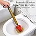 High Pressure Toilet Plunger - Heavy Duty Air Power Toilet Clog Remover, Powerful Air Drain Unclogger Tool, Multipurpose Household Cleaner for Bathroom Sink, Kitchen, Bathtub & Shower Drain (Red-1pcs)