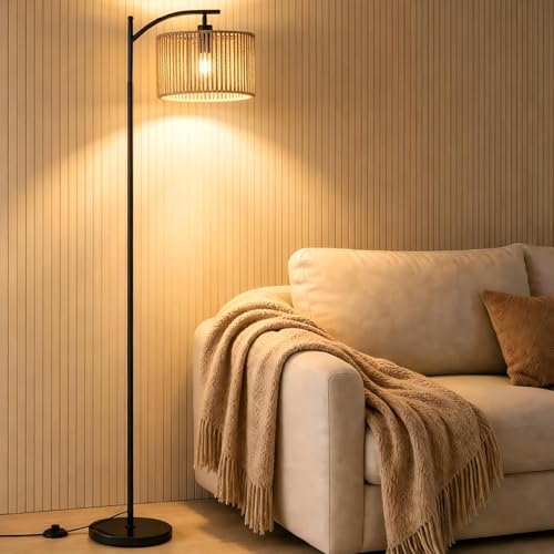 Image of ARTETHYS Floor Lamp, Standard Lamps Living Room, 160cm Tall Standing Lamp