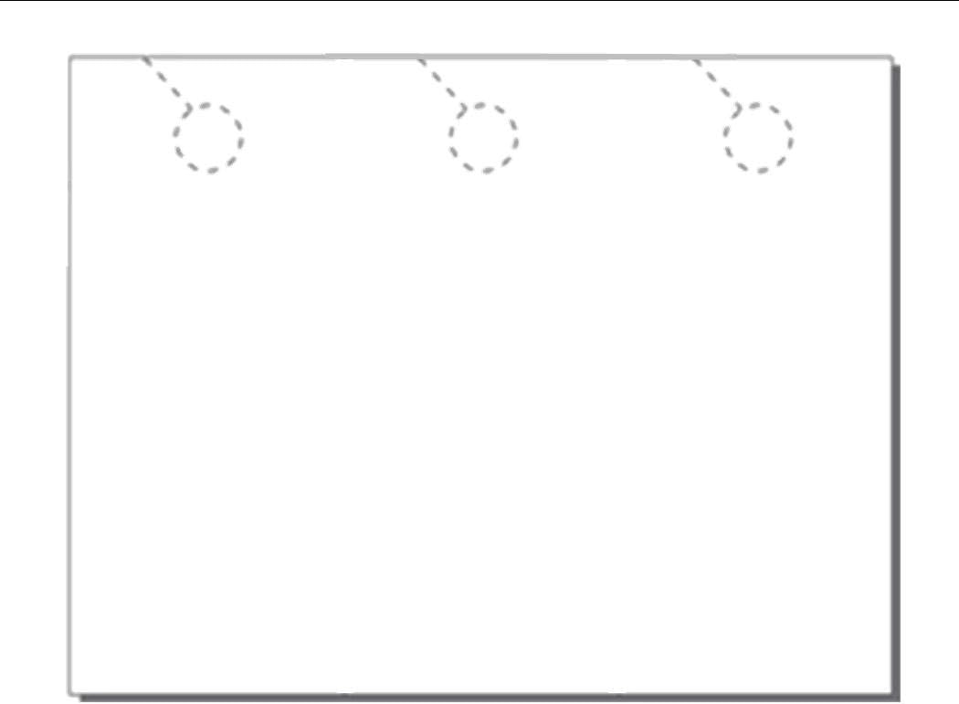 Door Hangers, Print-Ready, 3.66" x 8.5", 3-UP on 8.5" x 11" White 67-lb Vellum, with 1" Holes - 250 Sheets