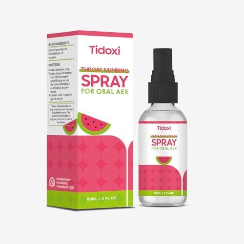 Tidoxi Throat Numbing Spray for Oral Women Men,Deep Throating Numb Spray Watermelon