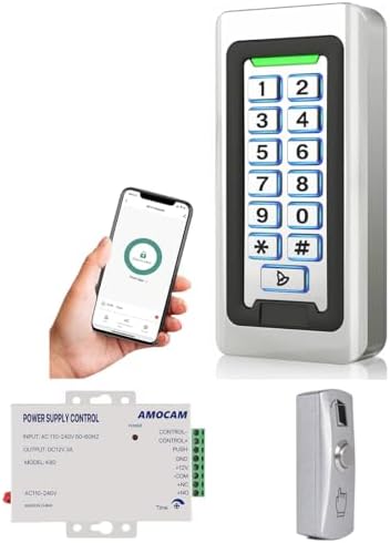 WiFi Access Control Keypad + K80 Power Supply Control + Metal Push Button Bundles image 5