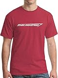 Stark Industries Iron T-Shirt Movie Tee Heather Red L