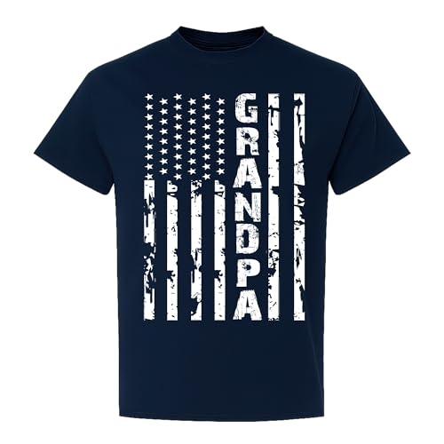 Kropsis Grandpa Vintage American Flag Men's T-Shirt