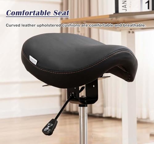 Chaise selle ergonomique réglable 45-55 cm pour bureau et salon