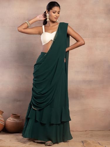 Image of Indya Women's Georgette Saree