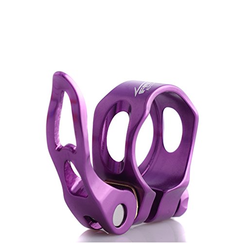 UPANBIKE Aluminum Alloy Bike Seatpost Clamp Hollow Quick Release 31.8mm 34.9mm Tube Clip