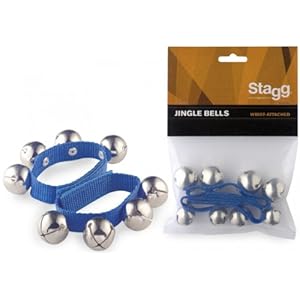 Stagg, Wrist Bell, 4 Bells -Blue (Pair) SWRB4 L/BL, (Model: 19719)