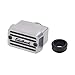 Edelbrock 4204 Elite Series Push-In Rectangular Breather, Aluminum