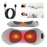 3 In 1 Rückenmassagegerät - Massage Rückenkissen mit Wärme, Vibration & Dehnung, Lendenwirbel...