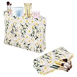 Cadeaux idéaux pour les femmes : cette petite trousse de maquillage à fleurs est un bon cadeau pour un anniversaire, un mariage, le Nouvel An, la Saint-Valentin, la fête des mères, Thanksgiving et Noël. C'est un cadeau parfait pour vous-même, vos amis, votre amoureux ou les membres de votre famille. Lorsque vous la recevrez, elle sera très heureuse d'un cadeau aussi exquis et pratique.