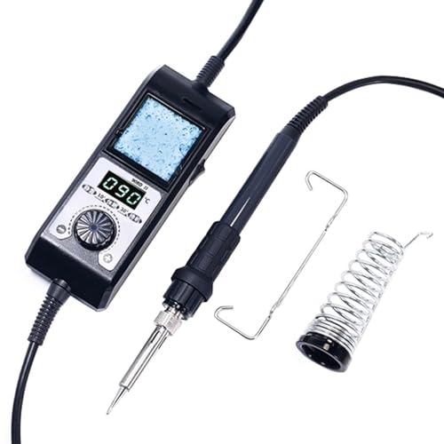 130w Digital Soldering Iron, Adjustable Temperature Soldering Welding Iron Kit,Soldering Boards, Wire, Jewellery Making 110V US Plug