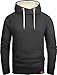 Produktbild Grin&Bear Herren Kapuzenpullover mit Cross Over Kapuze schwarz, L, GEC477